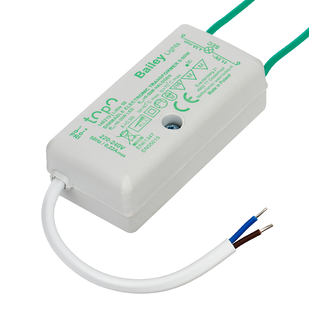 TOPO Little Transfo 12V 20W LED 50W Halo